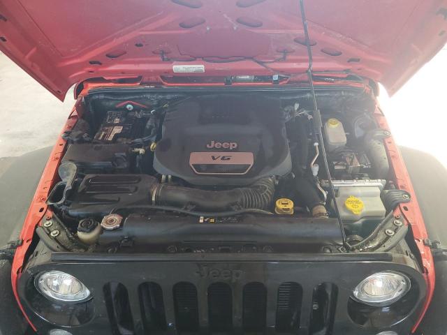 1C4AJWAG7HL603067 - 2017 JEEP WRANGLER SPORT წითელი ფოტო 11