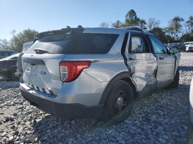 1FM5K8AC7MNA08673 - 2021 FORD EXPLORER POLICE INTERCEPTOR فضي صورة 3