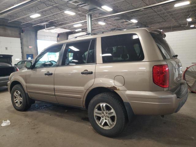 2HKYF18573H534207 - 2003 HONDA PILOT EXL BEIGE photo 2