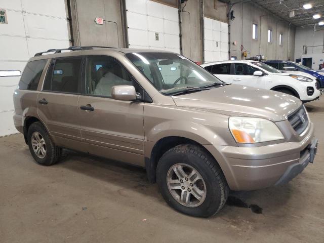2HKYF18573H534207 - 2003 HONDA PILOT EXL BEIGE photo 4