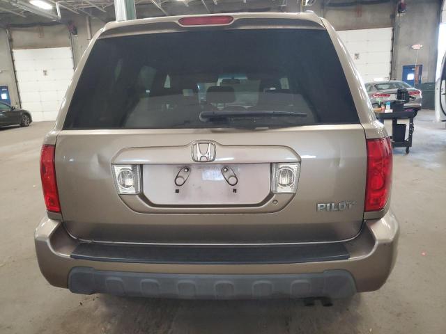 2HKYF18573H534207 - 2003 HONDA PILOT EXL BEIGE photo 6