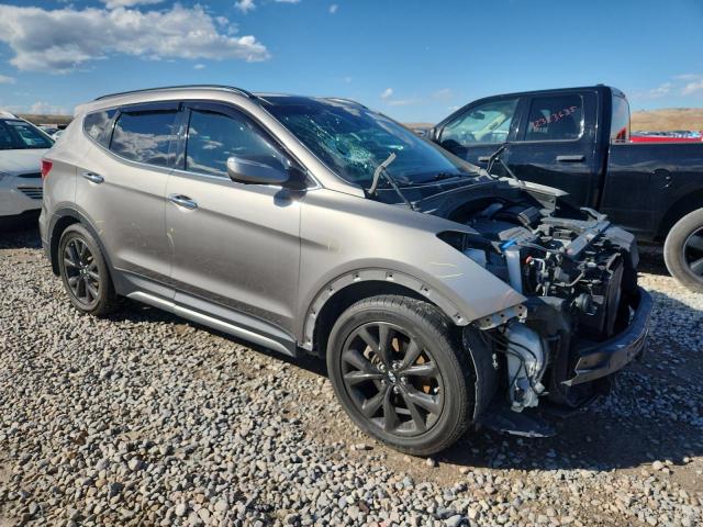 5XYZWDLA6HG409627 - 2017 HYUNDAI SANTA FE SPORT GRAY photo 4
