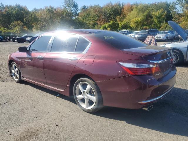 1HGCR2F50HA189127 - 2017 HOND ACCORD SPORT მუქწითელი ფოტო 2