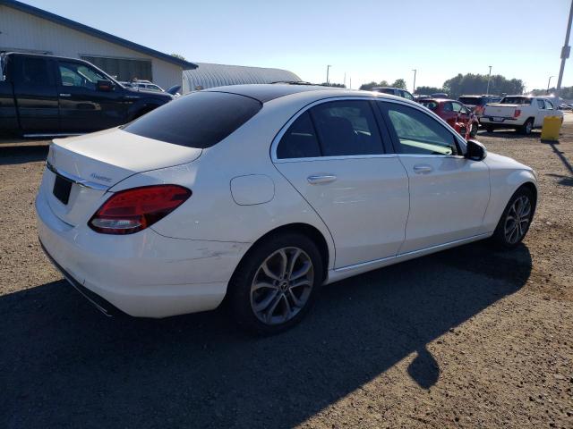 55SWF4KB9HU225074 - 2017 MERCEDES-BENZ C 300 4MATIC WHITE photo 3