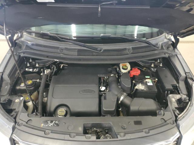 1FM5K8D86GGC91325 - 2016 FORD EXPLORER XLT BLACK photo 12
