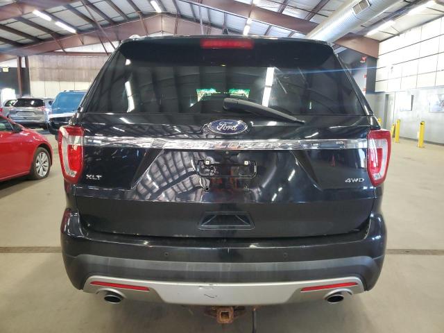 1FM5K8D86GGC91325 - 2016 FORD EXPLORER XLT BLACK photo 6