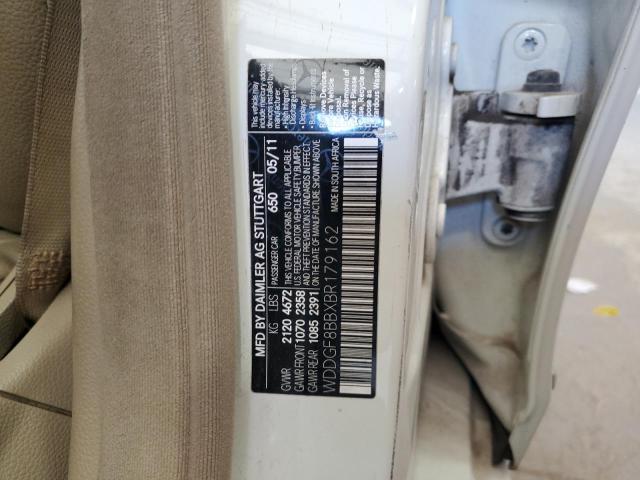 WDDGF8BBXBR179162 - 2011 MERCEDES-BENZ C 300 4MATIC WHITE photo 12