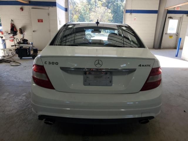 WDDGF8BBXBR179162 - 2011 MERCEDES-BENZ C 300 4MATIC WHITE photo 6