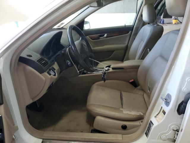 WDDGF8BBXBR179162 - 2011 MERCEDES-BENZ C 300 4MATIC WHITE photo 7