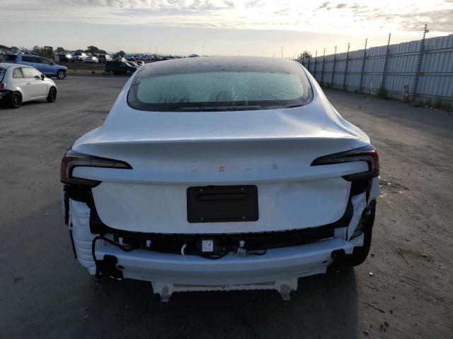 5YJ3E1EA1SF004536 - 2025 TESLA MODEL 3 WHITE photo 6