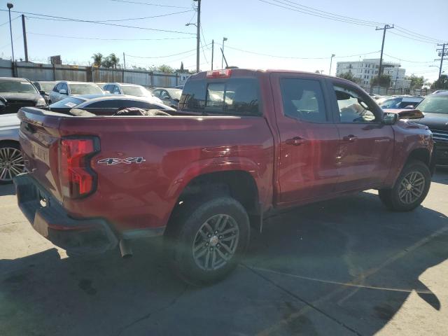 1GCGTCEC2R1205577 - 2024 CHEVROLET COLORADO LT RED photo 3