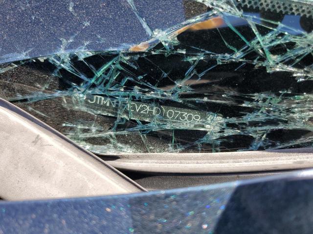 JTMNFREV2HD107309 - 2017 TOYOTA RAV4 SE BLUE photo 12