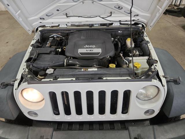 1C4BJWDG5EL113142 - 2014 JEEP WRANGLER U SPORT WHITE photo 12