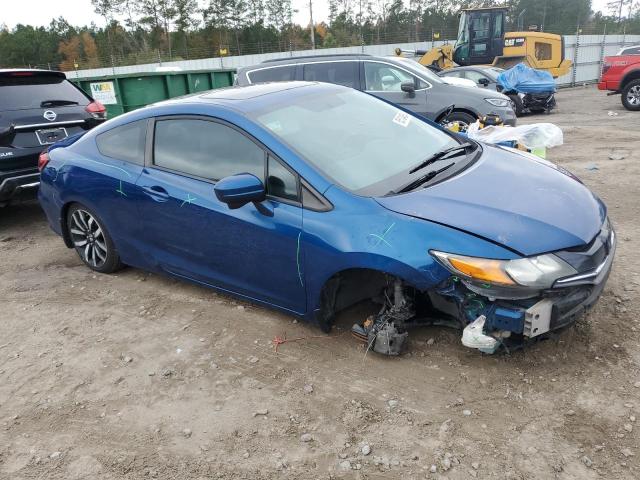 2HGFG3B05FH506515 - 2015 HONDA CIVIC EXL ლურჯი ფოტო 4