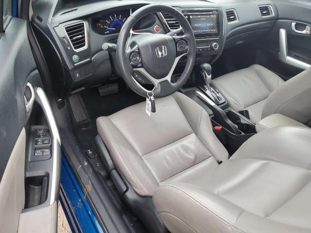 2HGFG3B05FH506515 - 2015 HONDA CIVIC EXL ლურჯი ფოტო 8