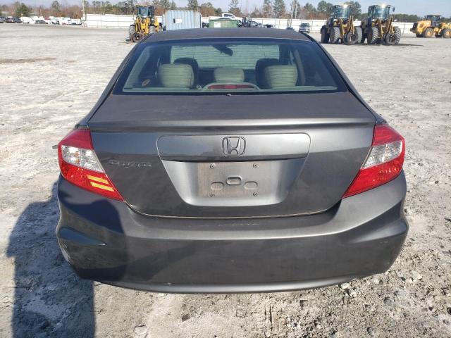 19XFB2F92CE028321 - 2012 HONDA CIVIC EXL ნაცრისფერი ფოტო 6