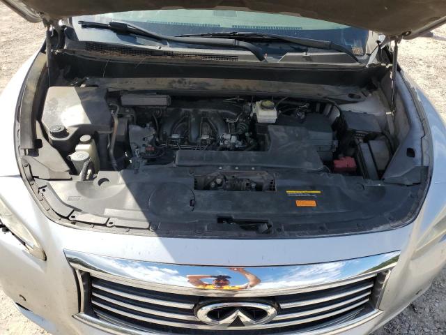 5N1AL0MM2EC525314 - 2014 INFINITI QX60 SILVER photo 12