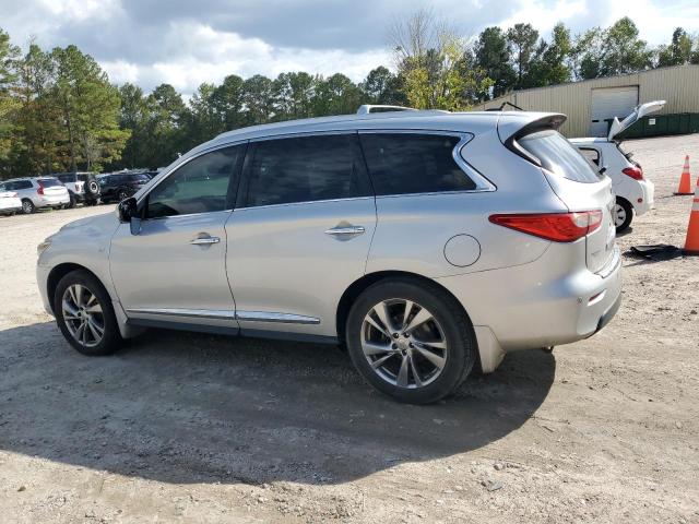 5N1AL0MM2EC525314 - 2014 INFINITI QX60 SILVER photo 2