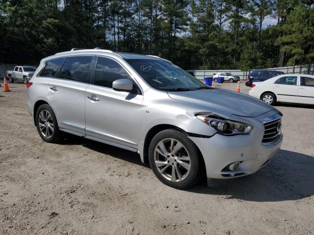 5N1AL0MM2EC525314 - 2014 INFINITI QX60 SILVER photo 4