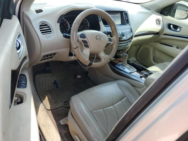 5N1AL0MM2EC525314 - 2014 INFINITI QX60 SILVER photo 8