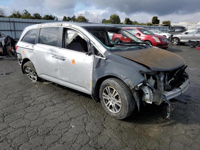 5FNRL5H67BB069857 - 2011 HONDA ODYSSEY EXL SILVER photo 4