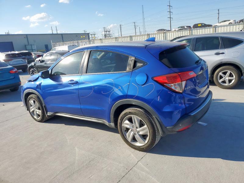 3CZRU5H75KM703355 - 2019 HONDA HR-V EXL BLUE photo 2