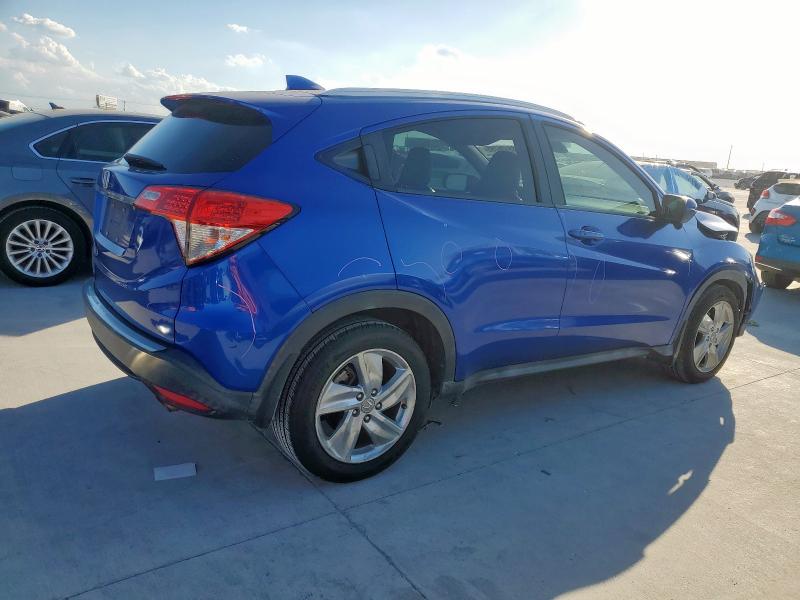 3CZRU5H75KM703355 - 2019 HONDA HR-V EXL BLUE photo 3