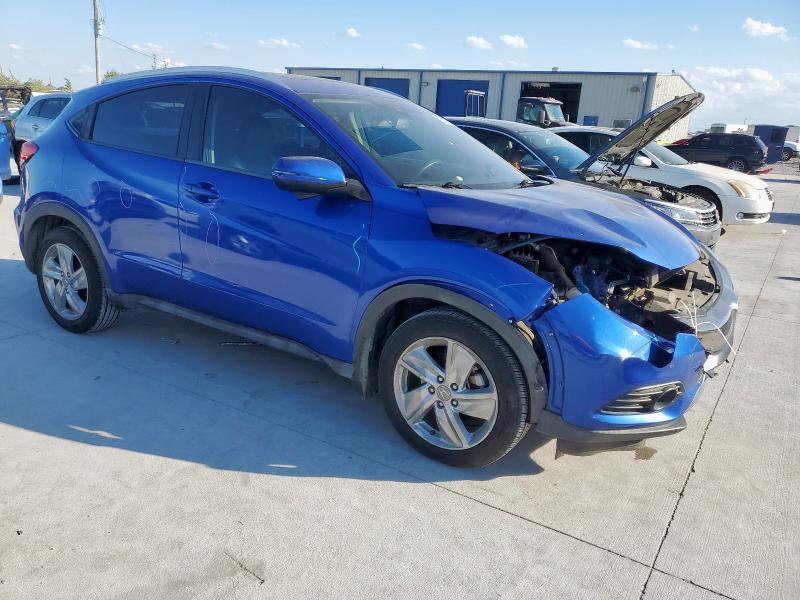 3CZRU5H75KM703355 - 2019 HONDA HR-V EXL BLUE photo 4