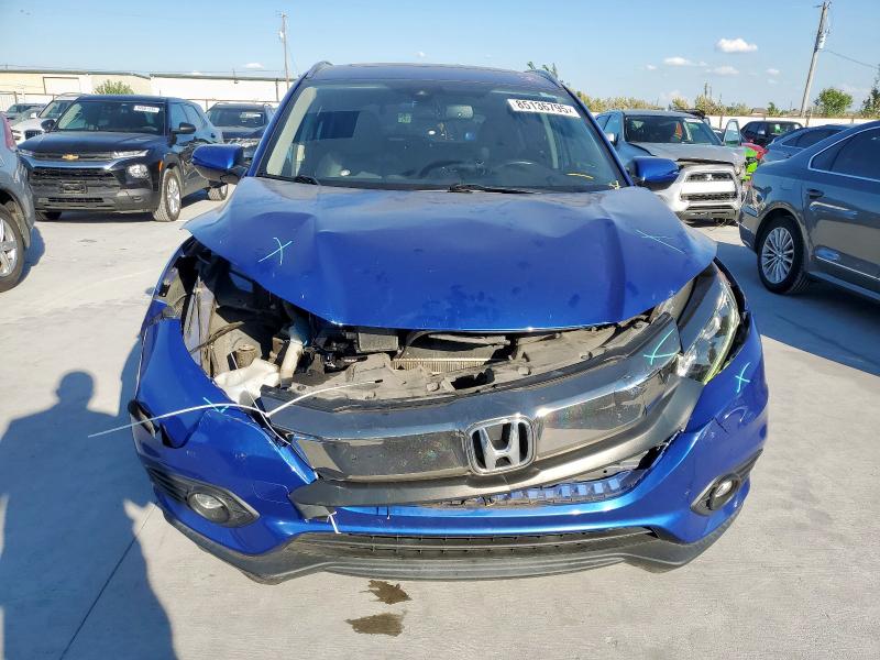 3CZRU5H75KM703355 - 2019 HONDA HR-V EXL BLUE photo 5