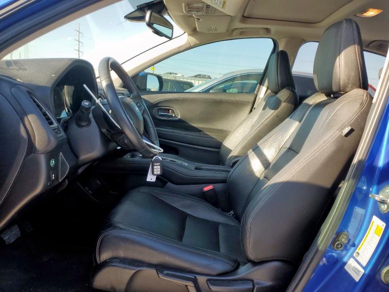 3CZRU5H75KM703355 - 2019 HONDA HR-V EXL BLUE photo 7