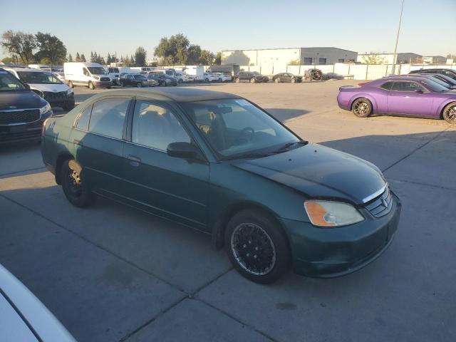 JHMES16561S001005 - 2001 HONDA CIVIC LX GREEN photo 4