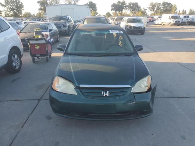 JHMES16561S001005 - 2001 HONDA CIVIC LX GREEN photo 5