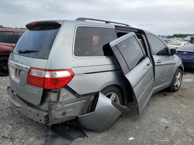 5FNRL38855B015662 - 2005 HONDA ODYSSEY TOURING GRAY photo 3
