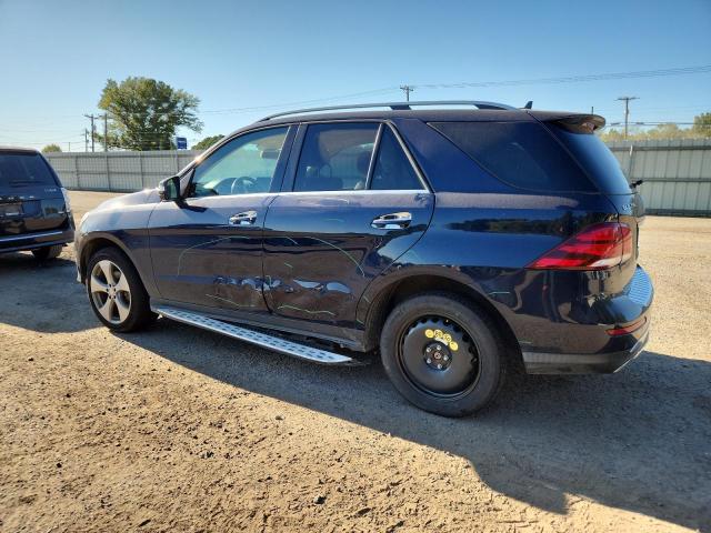 4JGDA5HB5HA889512 - 2017 MERCEDES-BENZ GLE 350 4MATIC BLUE photo 2