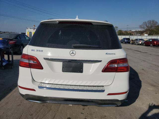 4JGDA5HB9FA594894 - 2015 MERCEDES-BENZ ML 350 4MATIC WHITE photo 6