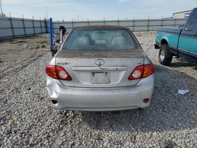 2T1BU4EEXAC412636 - 2010 TOYOTA COROLLA BASE SILVER photo 6