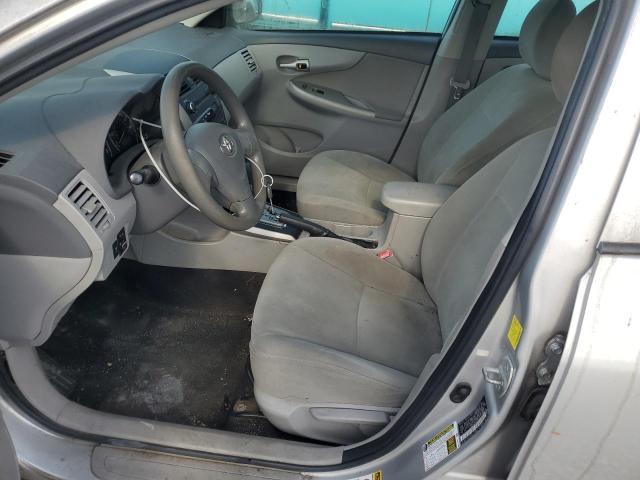 2T1BU4EEXAC412636 - 2010 TOYOTA COROLLA BASE SILVER photo 7