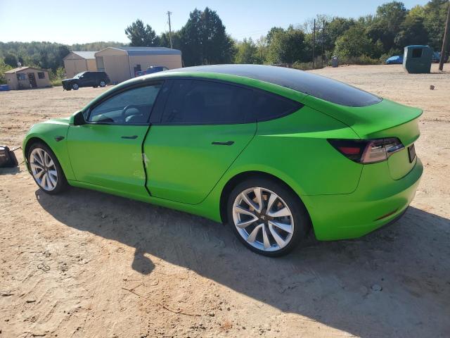 5YJ3E1EB6LF600445 - 2020 TESLA MODEL 3 绿色 照片 2