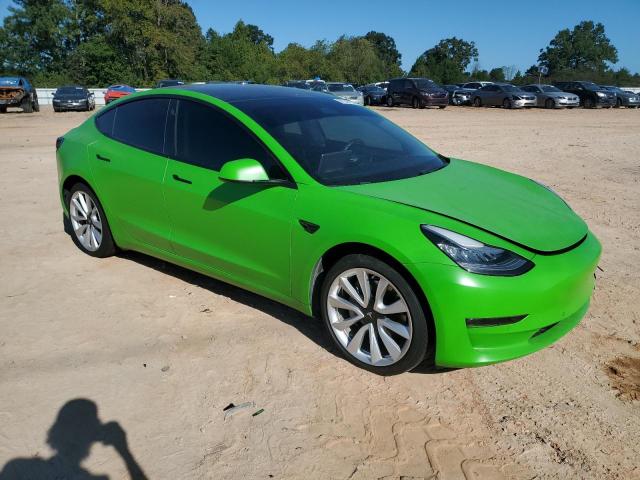 5YJ3E1EB6LF600445 - 2020 TESLA MODEL 3 绿色 照片 4