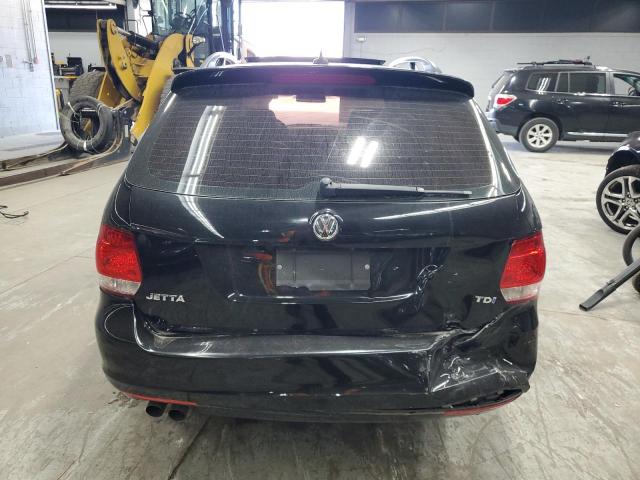 3VWPL7AJ6DM655060 - 2013 VOLKSWAGEN JETTA TDI BLACK photo 6