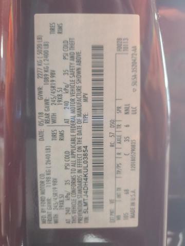 5LMTJ4DH4KUL03854 - 2019 LINCOLN MKC BLACK LABEL Kastanienbraun Foto 13