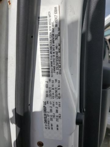 3C6LD5AT3CG301442 - 2012 DODGE RAM 2500 ST Biały zdjęcie 12