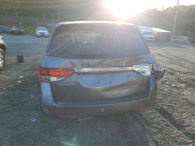 5FNRL5H49EB019979 - 2014 HONDA ODYSSEY EX GRAY photo 6