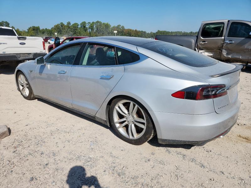 5YJSA1DP0DFP06721 - 2013 TESLA MODEL S Күміс фото 2