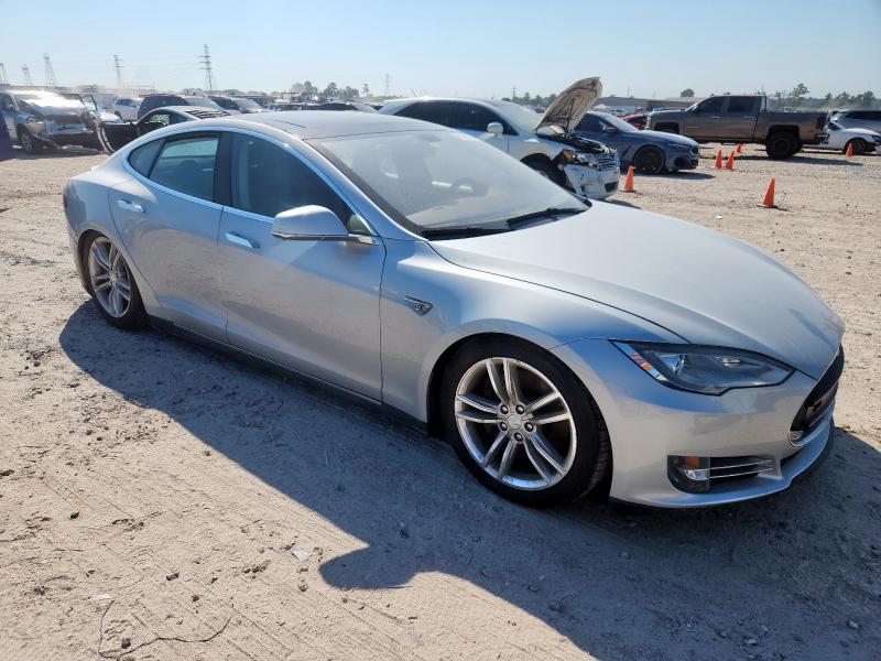 5YJSA1DP0DFP06721 - 2013 TESLA MODEL S Күміс фото 4