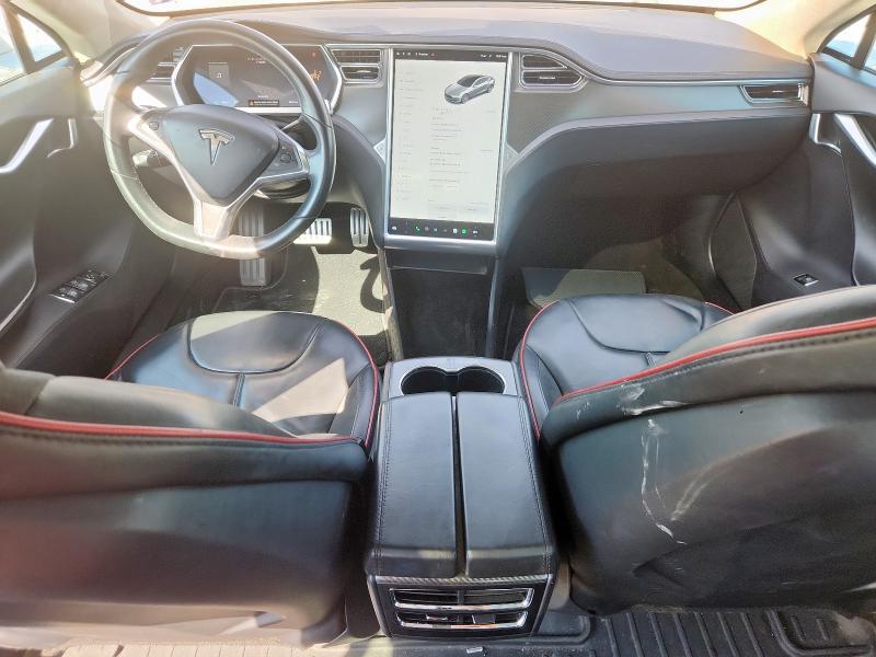 5YJSA1DP0DFP06721 - 2013 TESLA MODEL S Күміс фото 8