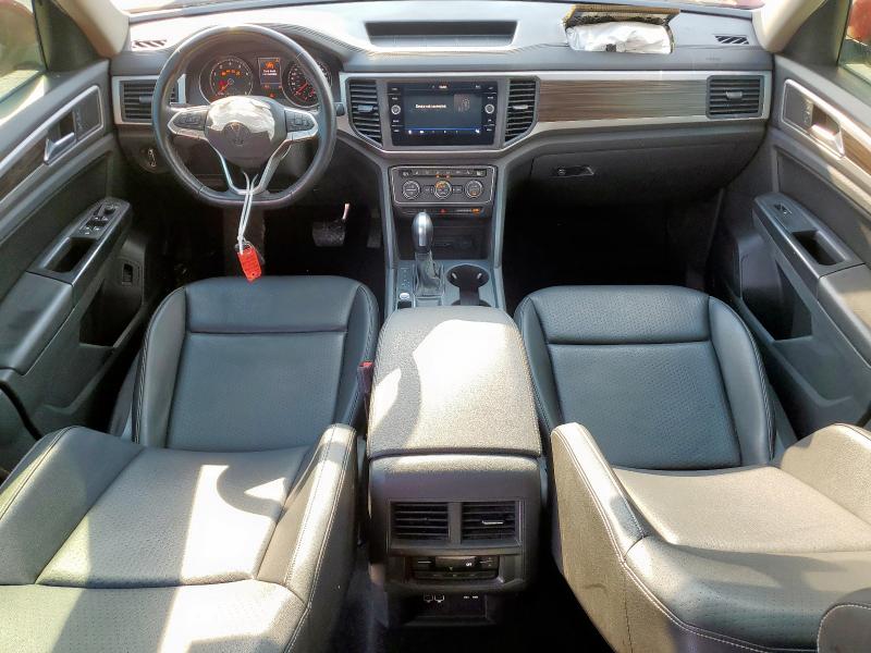 1V2JR2CA1MC510483 - 2021 VOLKSWAGEN ATLAS SE أحمر صورة 8