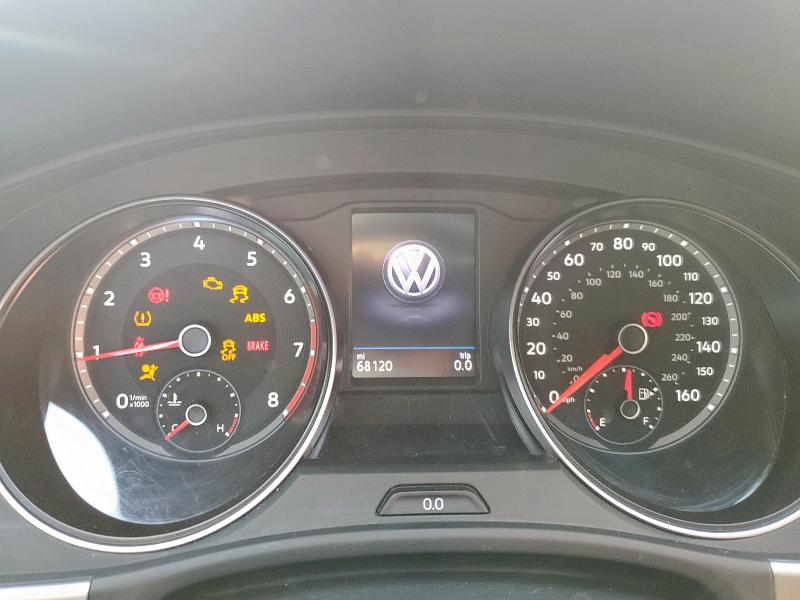 1V2JR2CA1MC510483 - 2021 VOLKSWAGEN ATLAS SE أحمر صورة 9