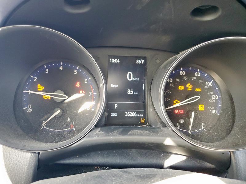 NMTKHMBX3MR138121 - 2021 TOYOTA C-HR XLE GRAY photo 9