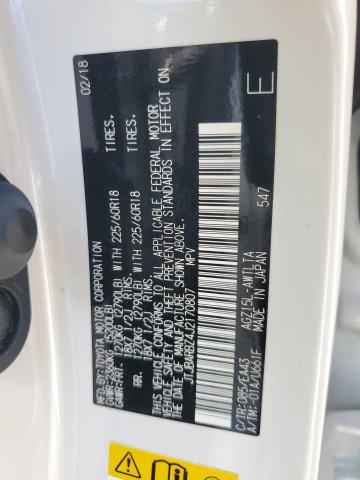 JTJBARBZ4J2170807 - 2018 LEXUS NX 300 BASE თეთრი ფოტო 13